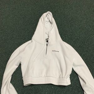 Alphalete capital crop hoodie Size Medium